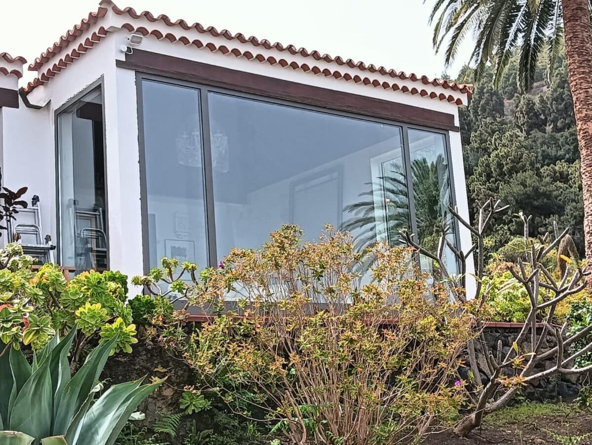 estructura de aluminio fija