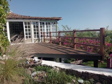 Tarima de bambú en La Palma