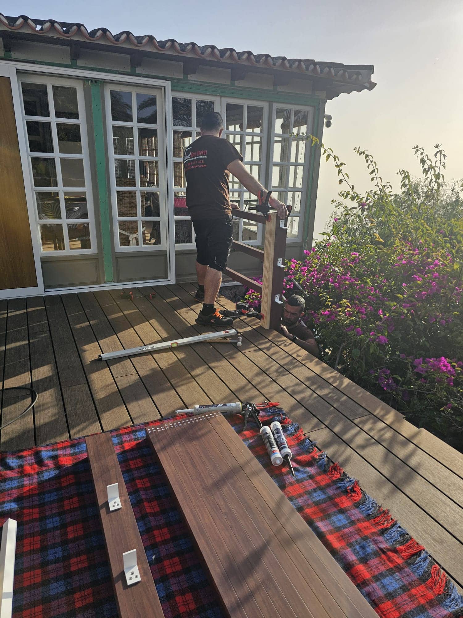 Tarima de bambú en La Palma