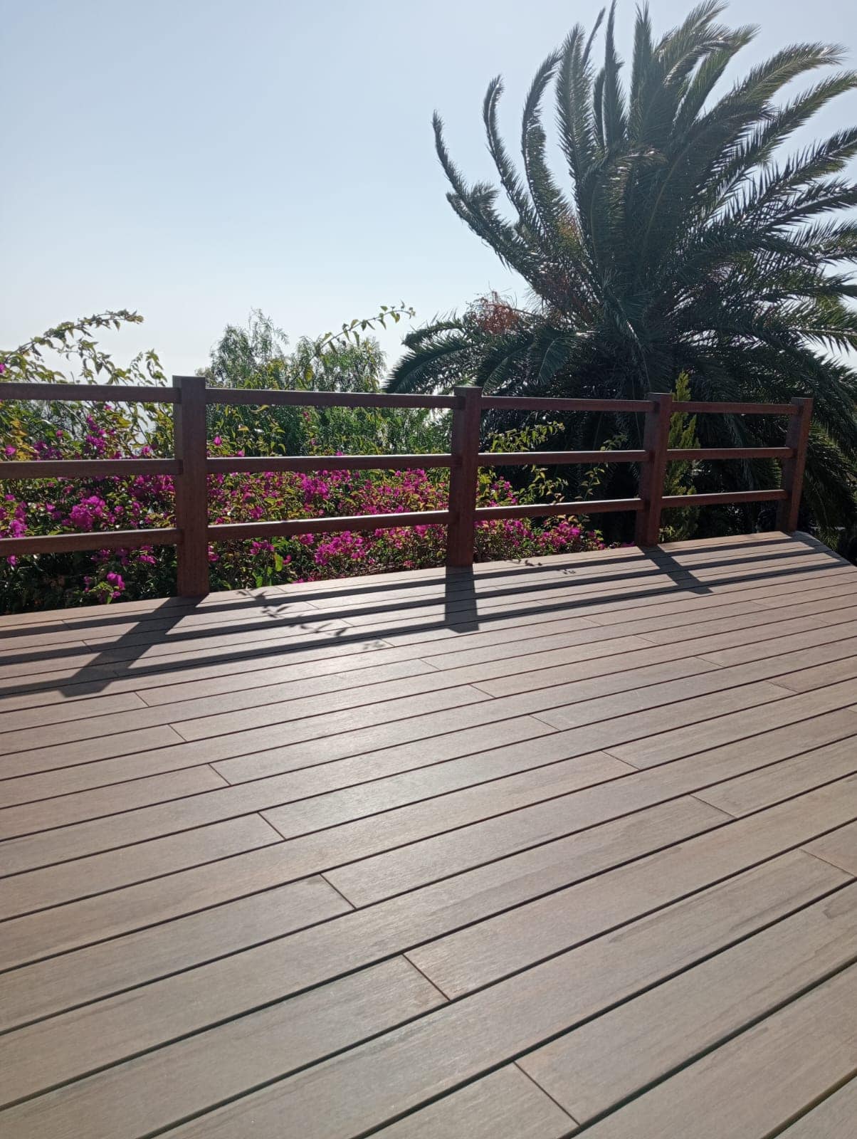 Tarima de bambú en La Palma