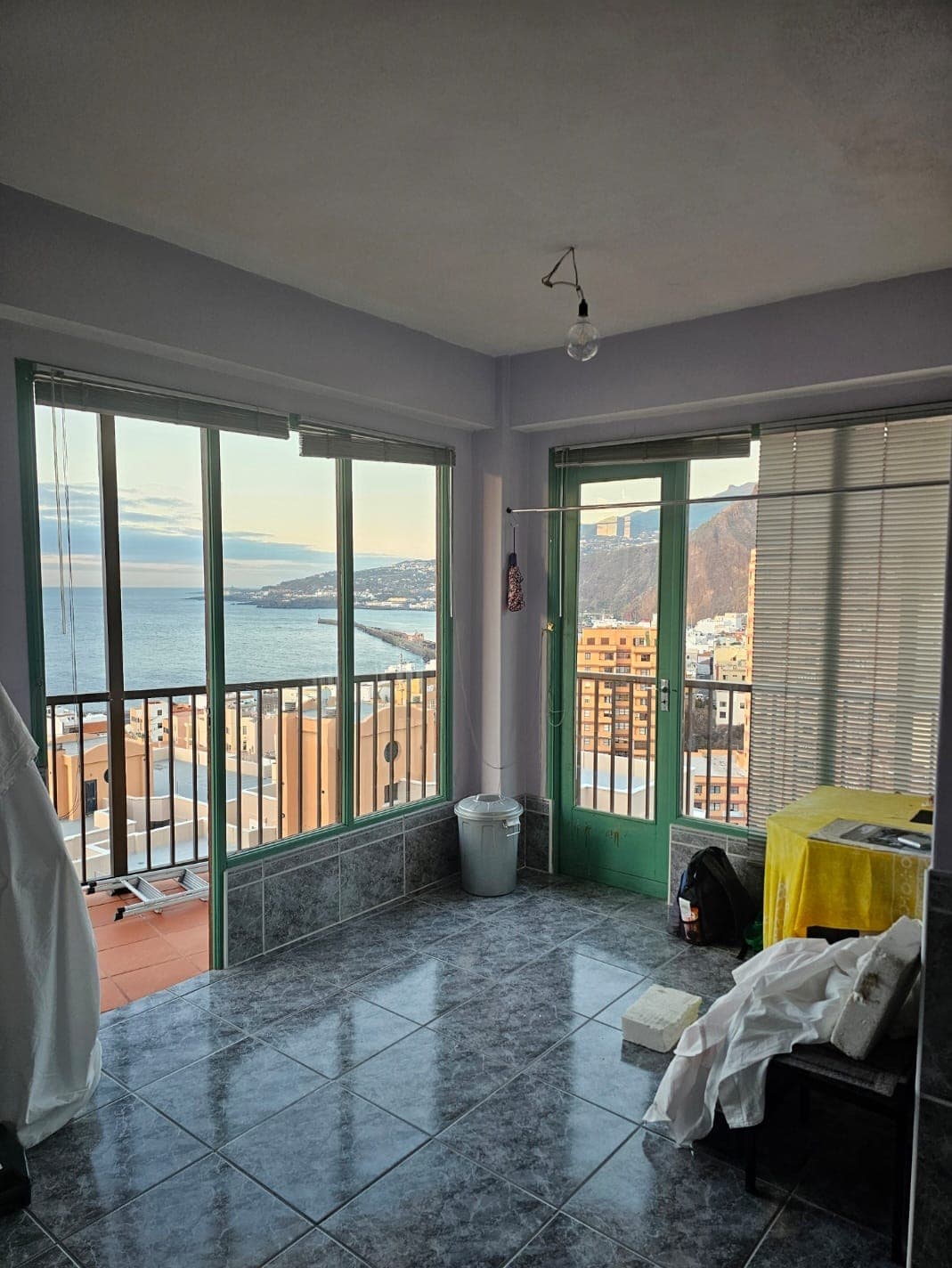 Antes de la intervención. Rolf Benker carpintería de aluminio en La Palma