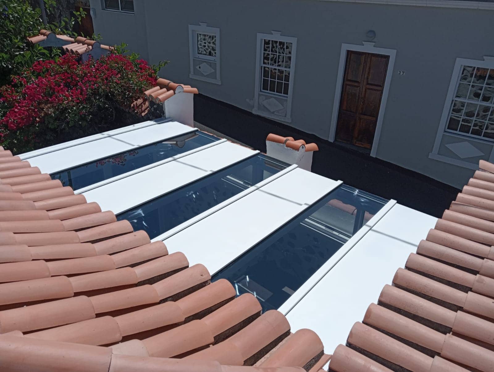 Invernadero. Carpinteria de aluminio en La Palma