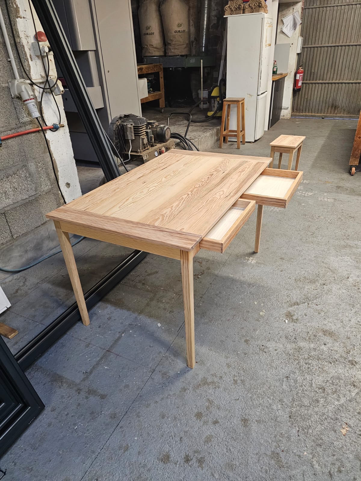 mesas de madera a medida