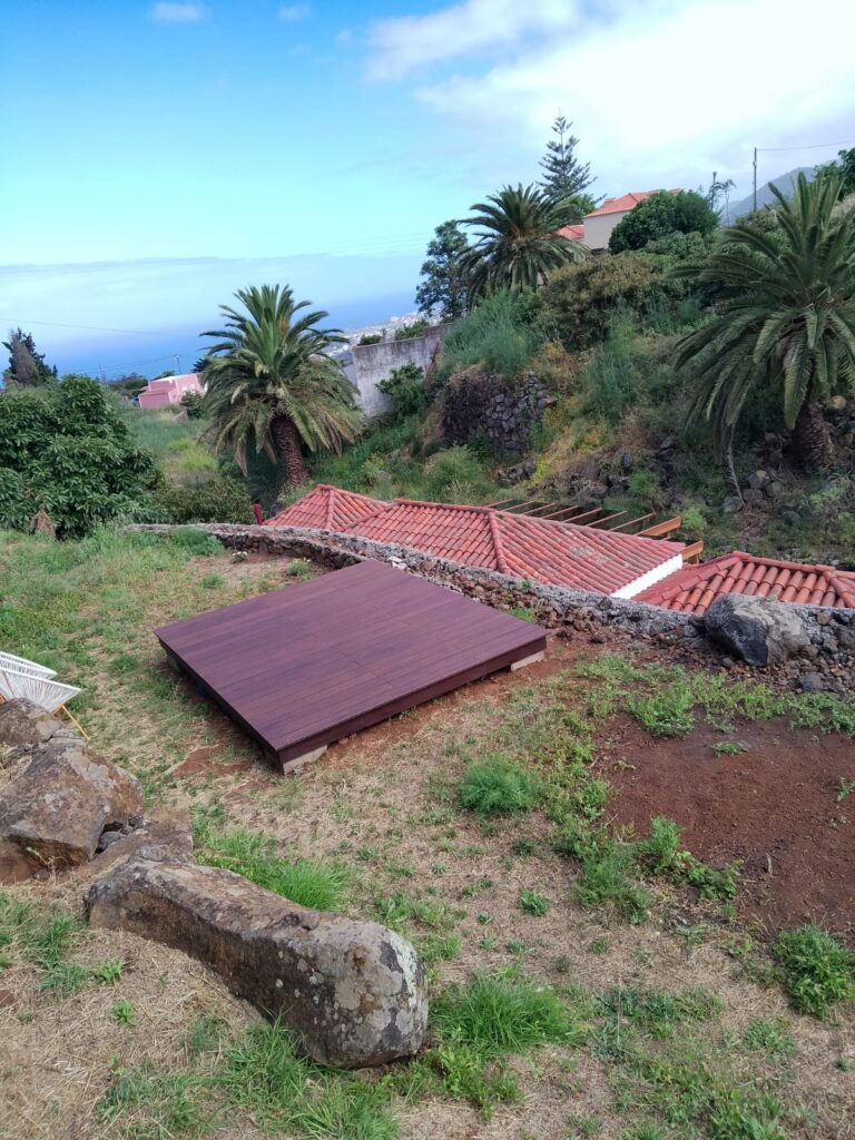 Pérgola y tarimas exteriores a medida en La Palma 8 Pérgola y tarimas exteriores a medida en La Palma