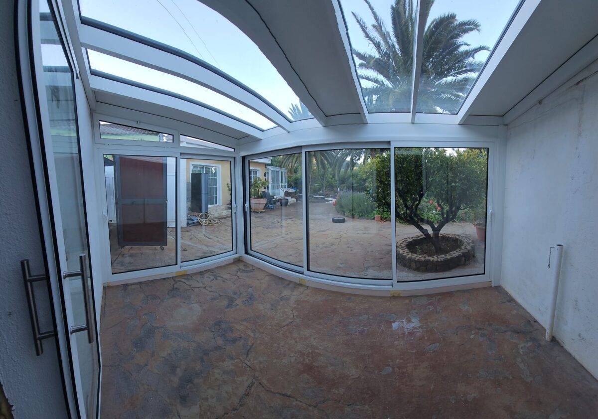 invernadero de cristal en La Palma 1
